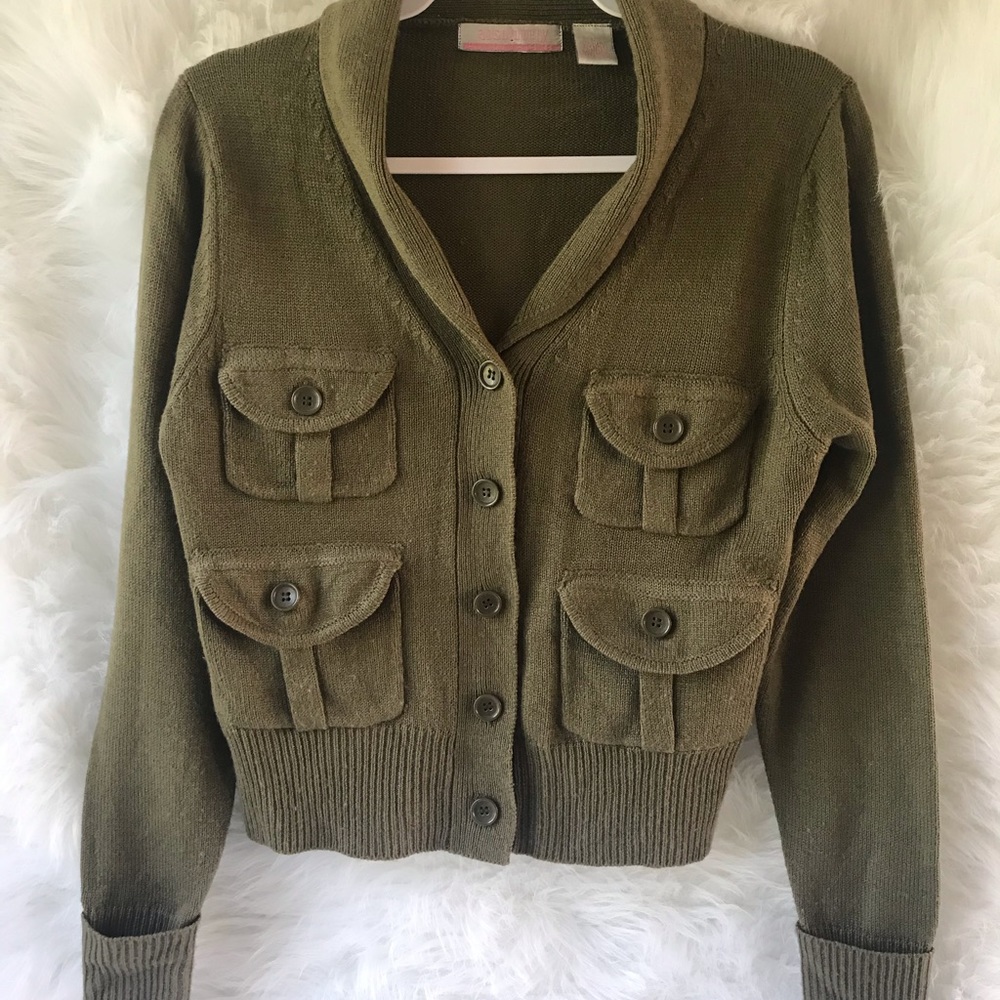 Absolutely Green cardigan